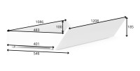Pack lit FLORENCE – 180x200 cm – Avec sommier + 2 tiroirs – Chevets intégrés – Blanc et chêne