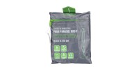 L’indispensable été : Parasol inclinable coloris gris clair + housse anti-UV + pieds en ciment 25Kg