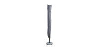 L’indispensable été : Parasol inclinable vert pomme + housse anti-UV + pieds en ciment 25Kg