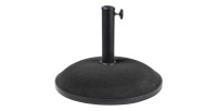 L’indispensable été : Parasol inclinable vert pomme + housse anti-UV + pieds en ciment 25Kg