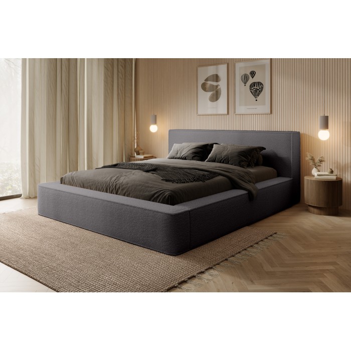 Lit coffre DENALI – Gris...