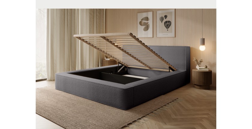 Pack parasol déporté taupe + dalle béton – Élégance, ombre XXL et stabilité assurée