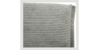 Canapé-lit VELARIS – Tissu velours gris foncé – Structure bois – Matelas intégré – Élégant et compact