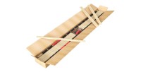Sommier ZITTARO – 28 lattes – 80x200 cm – Finition chêne et noir – Confort renforcé et design élégant