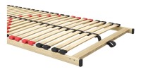 Sommier ZITTARO – 28 lattes – 70x190 cm – Finition chêne et noir – Soutien optimal et design sobre