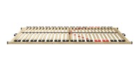 Sommier ZITTARO – 28 lattes – 70x200 cm – Finition chêne et noir – Confort et robustesse