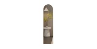Miroir ROSALIA – 40x160 cm – Chêne vieilli – Finition bois – Design rustique et raffiné