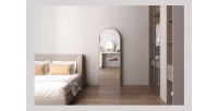 Miroir ROSALIA – 60x160 cm – Finition chêne vieilli – Grand miroir sur pied – Charme rustique