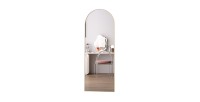 Miroir ROSALIA – 60x160 cm – Finition chêne vieilli – Grand miroir sur pied – Charme rustique