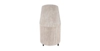 Mueble para TV VAGOS – Color roble claro – Mueble para TV redondeado – 2 puertas & 2 nichos – 160 cm – Diseño moderno