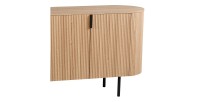 Buffet VAGOS – Coloris chêne naturel – 4 portes – 200 cm – Grand bahut moderne – Rangement spacieux