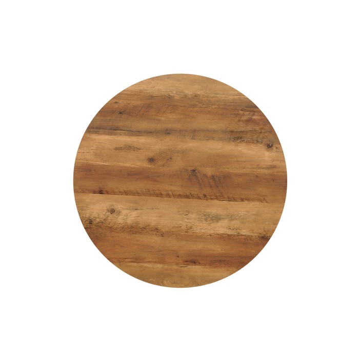 Set de 2 tables basses TUNIS – Coloris bois de manguier – MDF & métal – Style industriel et harmonieux 