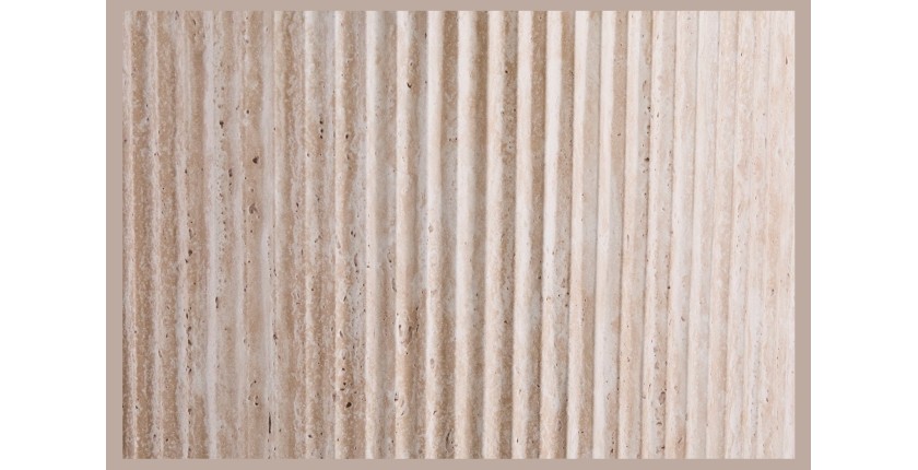 Table basse VAGOS – Coloris chêne clair – Table basse rectangulaire 120x70 cm – MDF – Design naturel et moderne 