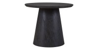 Table basse BOKOR – Coloris brun foncé – Table basse carrée 60x60 cm – MDF – Design moderne et compact