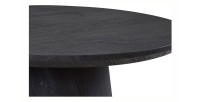 Table basse BOKOR – Coloris brun foncé – Table basse carrée 60x60 cm – MDF – Design moderne et compact 