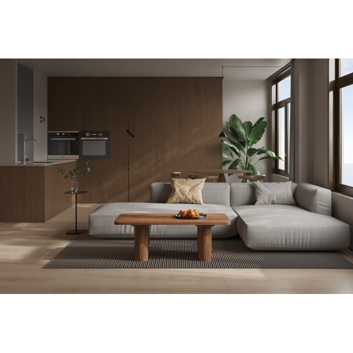 Table basse TALVORA – Bois de manguier massif – Table basse rectangulaire 120x60 cm – Design brut et naturel 