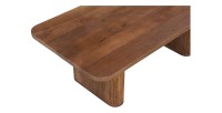 Table basse TALVORA – Bois de manguier massif – Table basse rectangulaire 120x60 cm – Design brut et naturel 