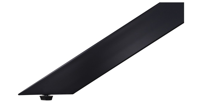 Table basse ARVENA – Table basse rectangulaire 130x70 cm – Pierre grise & métal – Design contemporain et raffiné 