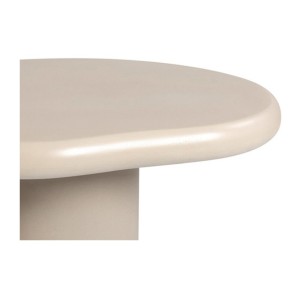 Table basse TARAVI – Table basse carrée 50x50 cm – Finition ciment beige – Design contemporain compact 