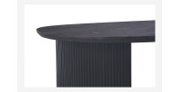 Table basse VAGOS – Coloris brun foncé – Table basse rectangulaire 120x70 cm – MDF – Design contemporain