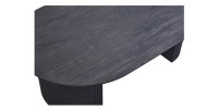 Table basse VAGOS – Coloris brun foncé – Table basse rectangulaire 120x70 cm – MDF – Design contemporain