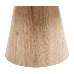 Ronde salontafel collectie TIGNES - Decoratieve dennenlook - D80 x H47 cm