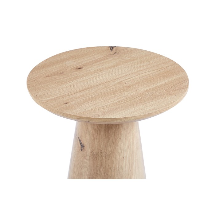 Tavolino rotondo collezione TIGNES – Effetto pino – D45 x H55 cm