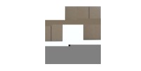 Armario TOM – 3 puertas – Color gris antracita – Armario + estantes – L120 cm – Diseño