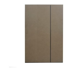 Armario TOM – 3 puertas – Color gris antracita – Armario + estantes – L120 cm – Diseño
