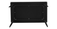 Table à manger GRANVIA – 120x70 cm – Effet ardoise – Structure métal – Design compact et moderne 