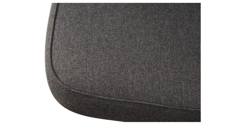 Ensemble table et 4 chaises ORBENA – Coloris gris mat – Table 100x100 cm – Design moderne et compact 
