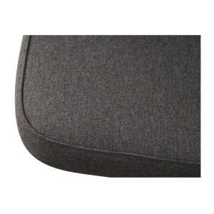 Ensemble table et 4 chaises ORBENA – Coloris gris mat – Table 100x100 cm – Design moderne et compact 