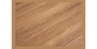 Table à manger VAGOS – 200x100 cm – Coloris chêne vieilli – Plateau MDF  – Design moderne et robuste 