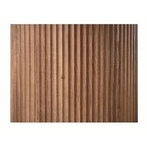 Table à manger VAGOS – 200x100 cm – Coloris chêne vieilli – Plateau MDF  – Design moderne et robuste 