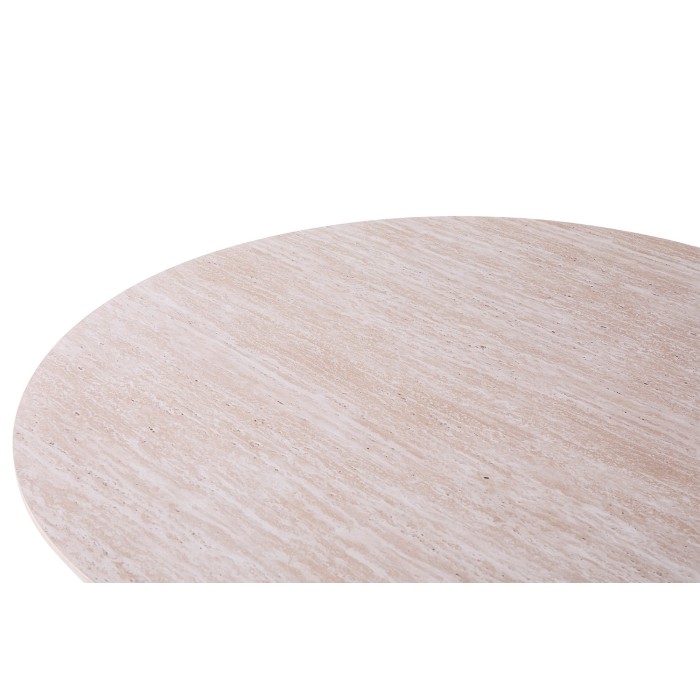 Table à manger VAGOS – 200x100 cm – Coloris travertin – Plateau MDF – Design contemporain élégant 