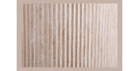 Table à manger VAGOS – 200x100 cm – Coloris travertin – Plateau MDF – Design contemporain élégant 