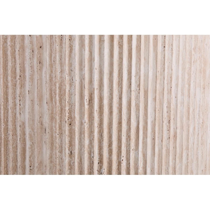 Table à manger VAGOS – 200x100 cm – Coloris travertin – Plateau MDF – Design contemporain élégant 
