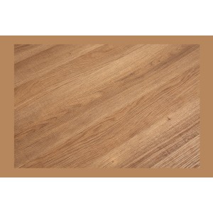 Table à manger VAGOS – 220x110 cm – Coloris chêne vieilli – Plateau MDF  – Design contemporain spacieux 