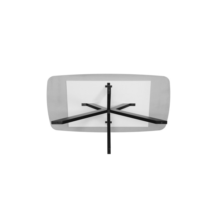 Table à manger ARVENA – 180x90 cm – Coloris pierre marbré beige – Plateau effet pierre – Design élégant et moderne 