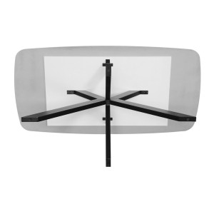 Table à manger ARVENA – 180x90 cm – Coloris pierre marbré beige – Plateau effet pierre – Design élégant et moderne 