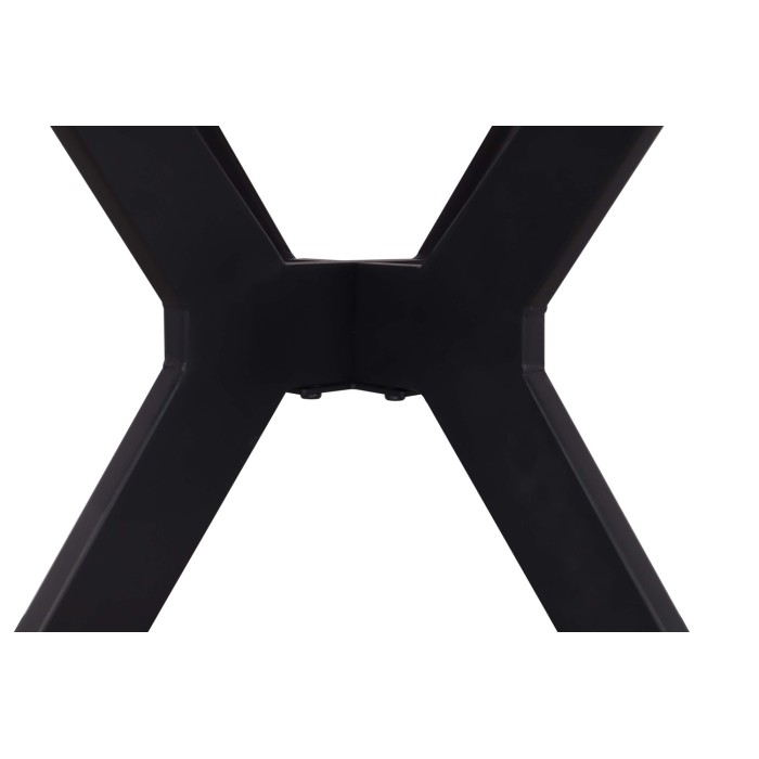 Table à manger ronde ARVENA – 110 cm – Plateau en pierre frittée – Coloris gris – Design contemporain et robuste 