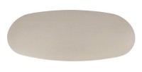 Table à manger TARAVI – 220 cm – Design béton – Coloris ciment beige – Plateau et pieds en MDF 