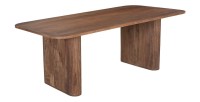 Table à manger TALVORA – 200 cm – Bois de manguier massif – Style contemporain – Finition naturelle robuste 
