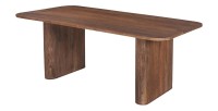 Table à manger TALVORA – 200 cm – Bois de manguier massif – Style contemporain – Finition naturelle robuste 