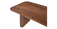 Table à manger TALVORA – 200 cm – Bois de manguier massif – Style contemporain – Finition naturelle robuste 