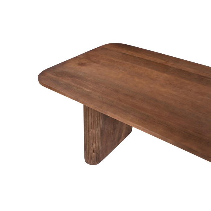 Table à manger TALVORA – 200 cm – Bois de manguier massif – Style contemporain – Finition naturelle robuste 