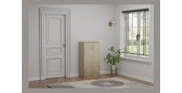 Meuble à chaussures MUNDA – 2 portes – Coloris chêne sonoma – Rangement compact et style contemporain