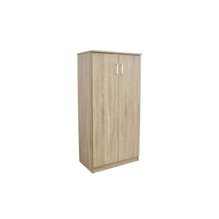 Mobile per scarpe MUNDA – 2 porte – Colore quercia sonoma – Armadio compatto e stile contemporaneo