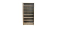 Meuble à chaussures MUNDA – 2 portes – Coloris chêne sonoma – Rangement compact et style contemporain