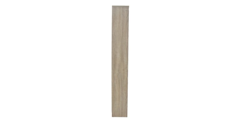 Meuble à chaussures MEXICO – 4 tiroirs avec miroirs – Coloris chêne sonoma – Rangement vertical contemporain